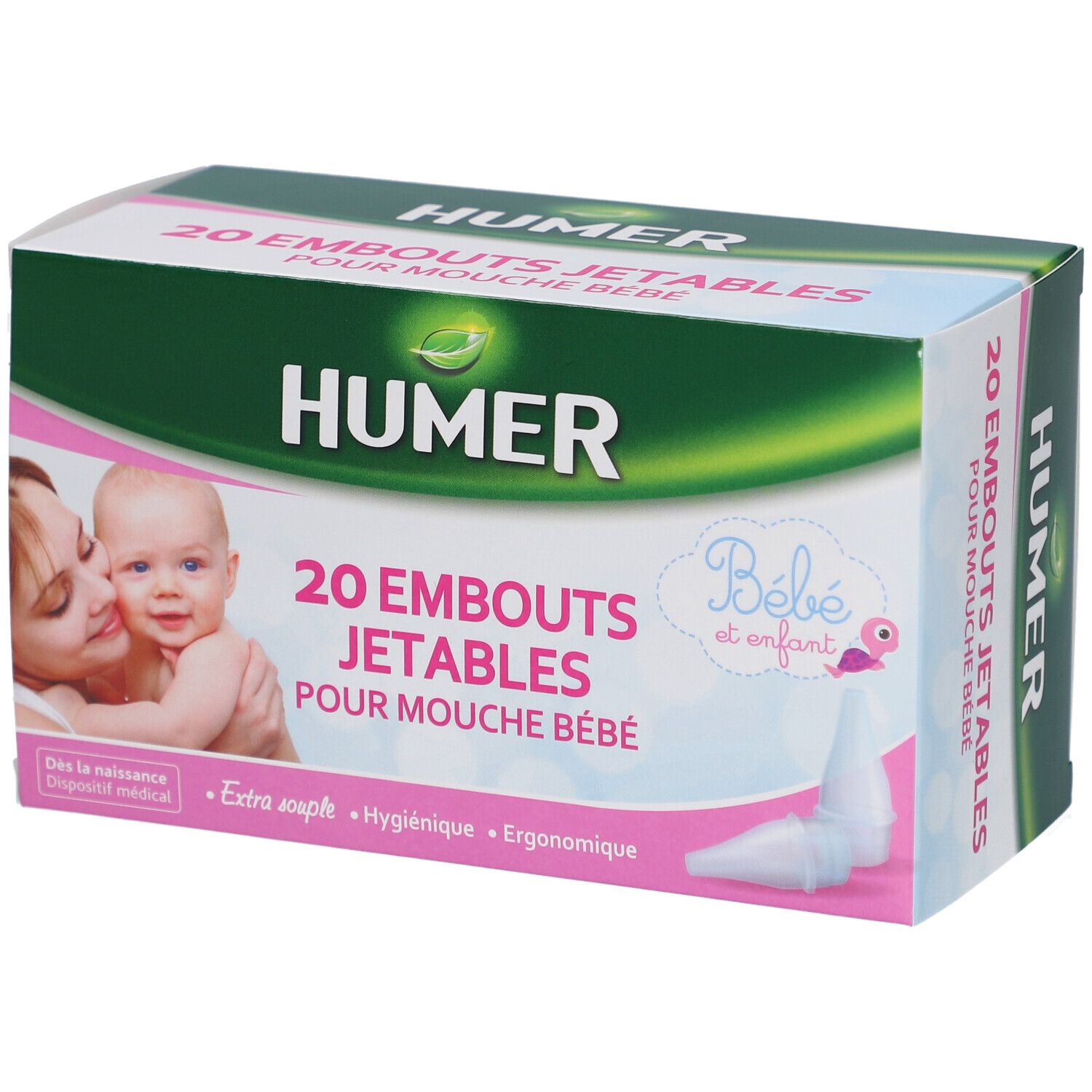 HUMER® Einwegspitzen für Baby-Nasensauger X20