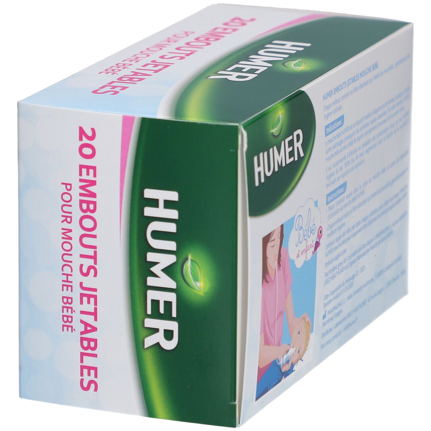 HUMER® Einwegspitzen für Baby-Nasensauger X20