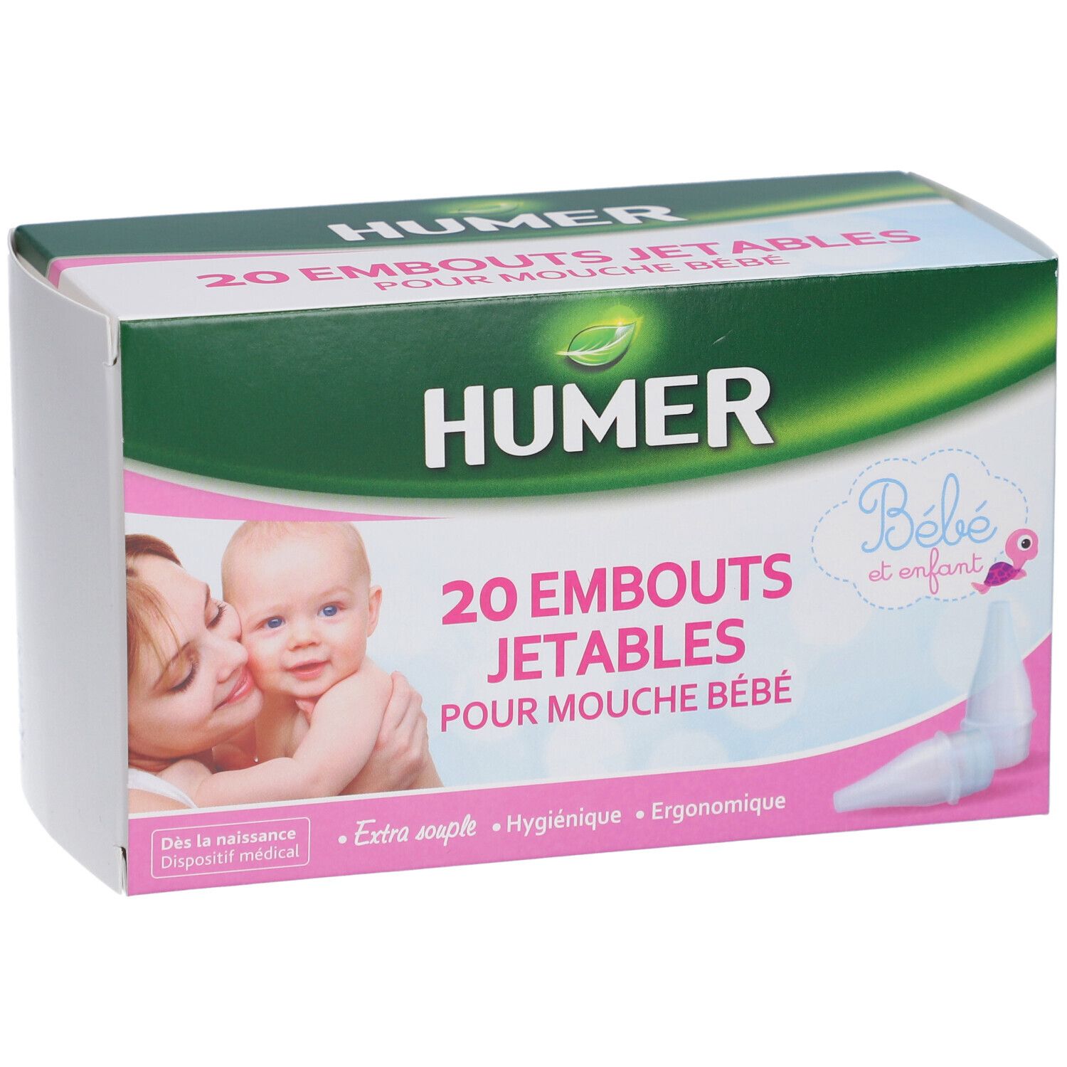 HUMER® Einwegspitzen für Baby-Nasensauger X20