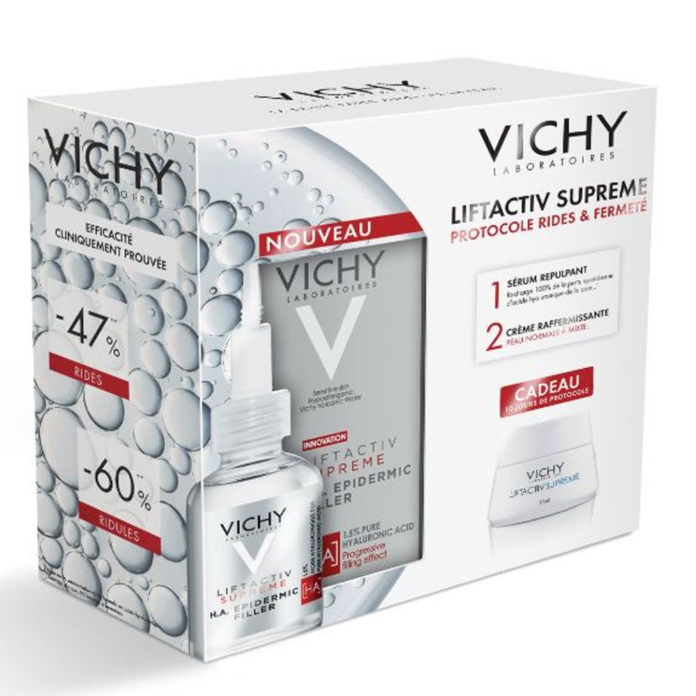 VICHY Set LIFTACTIV SUPREME H.A. Epidermic Filler + Creme Normale bis Mischhaut