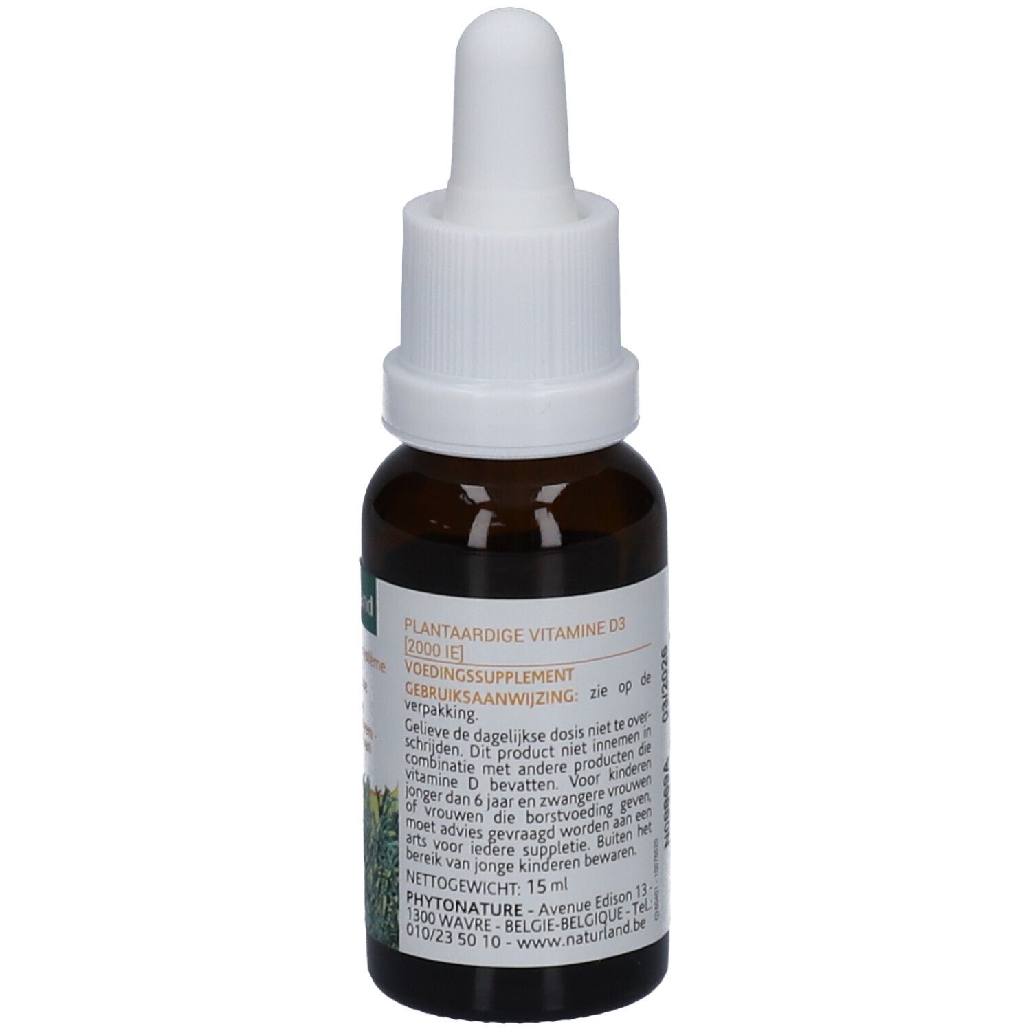 NATURLAND VITAMINE D3 VEGETAL 15ML