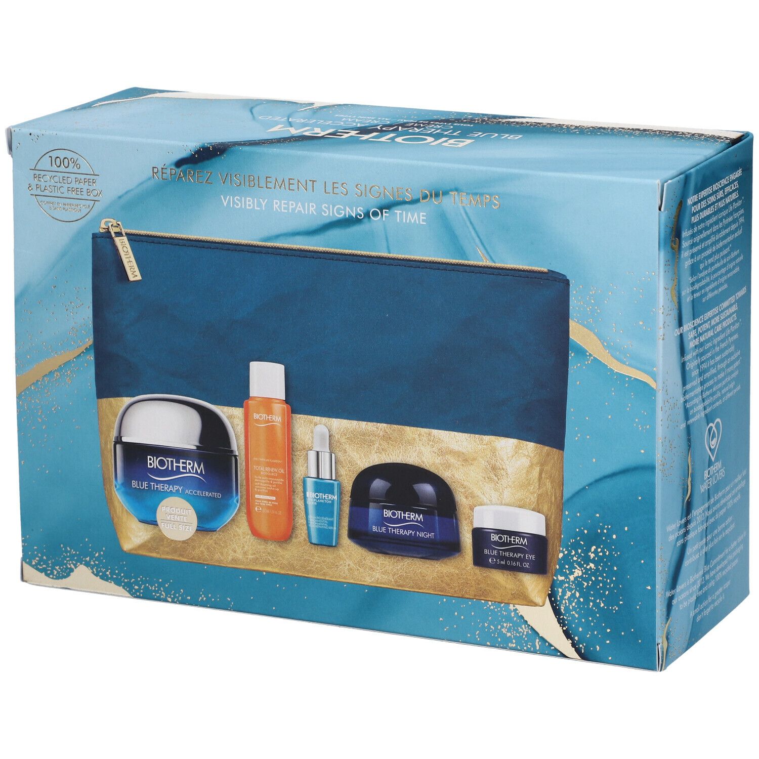 BIOTHERM Anti-Aging-Set Weihnachten Blue Therapy