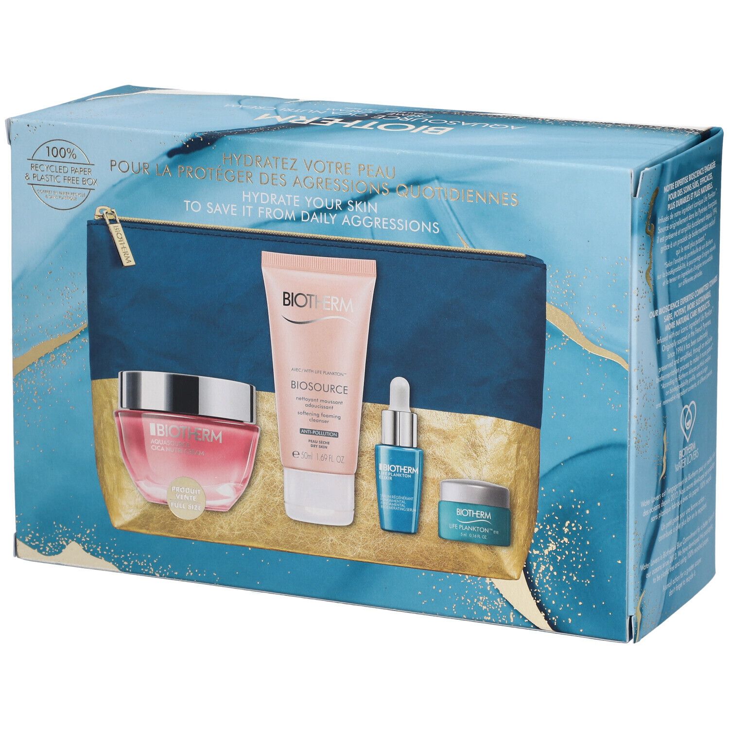BIOTHERM Weihnachtsset Aquasource Cica Nutri Reichhaltige Super-Feuchtigkeitscreme