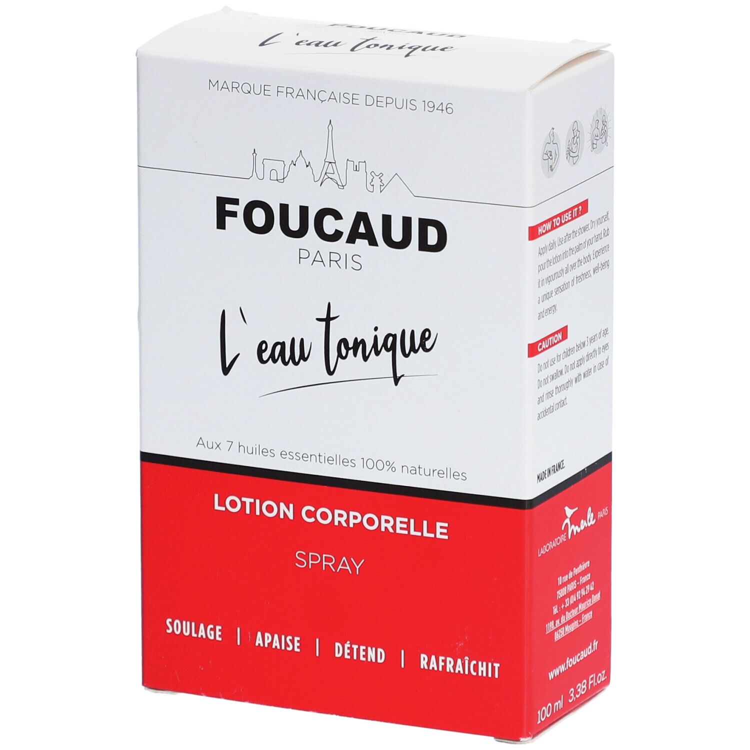 Foucaud® L’eau Tonique Körperlotion Spray