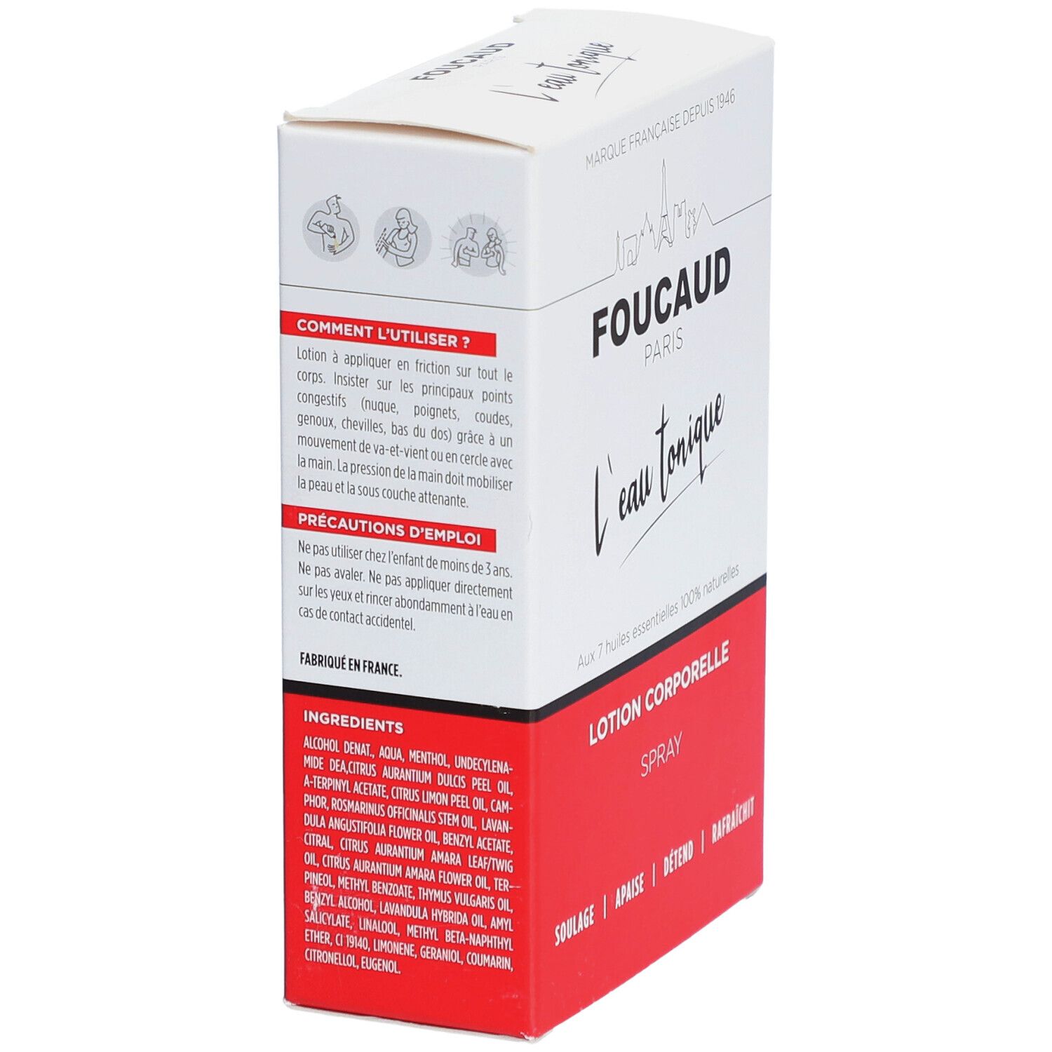 Foucaud® L’eau Tonique Körperlotion Spray