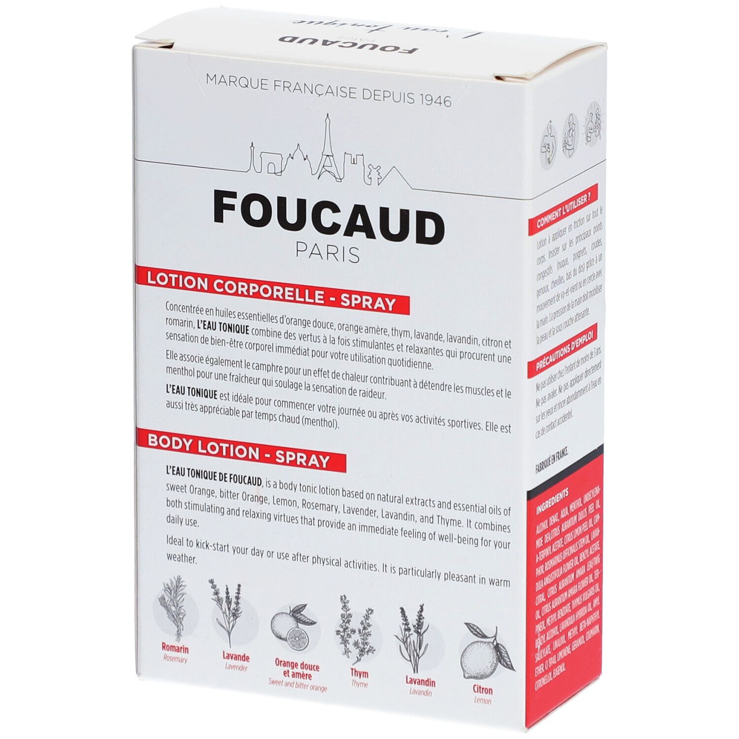Foucaud® L’eau Tonique Körperlotion Spray