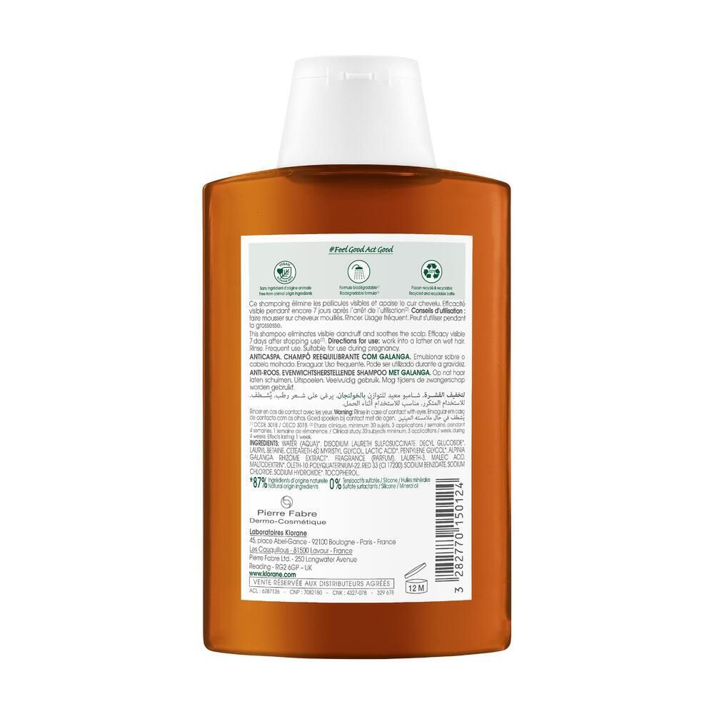 KLORANE Ausgleichendes Shampoo mit Thai Ingwer
