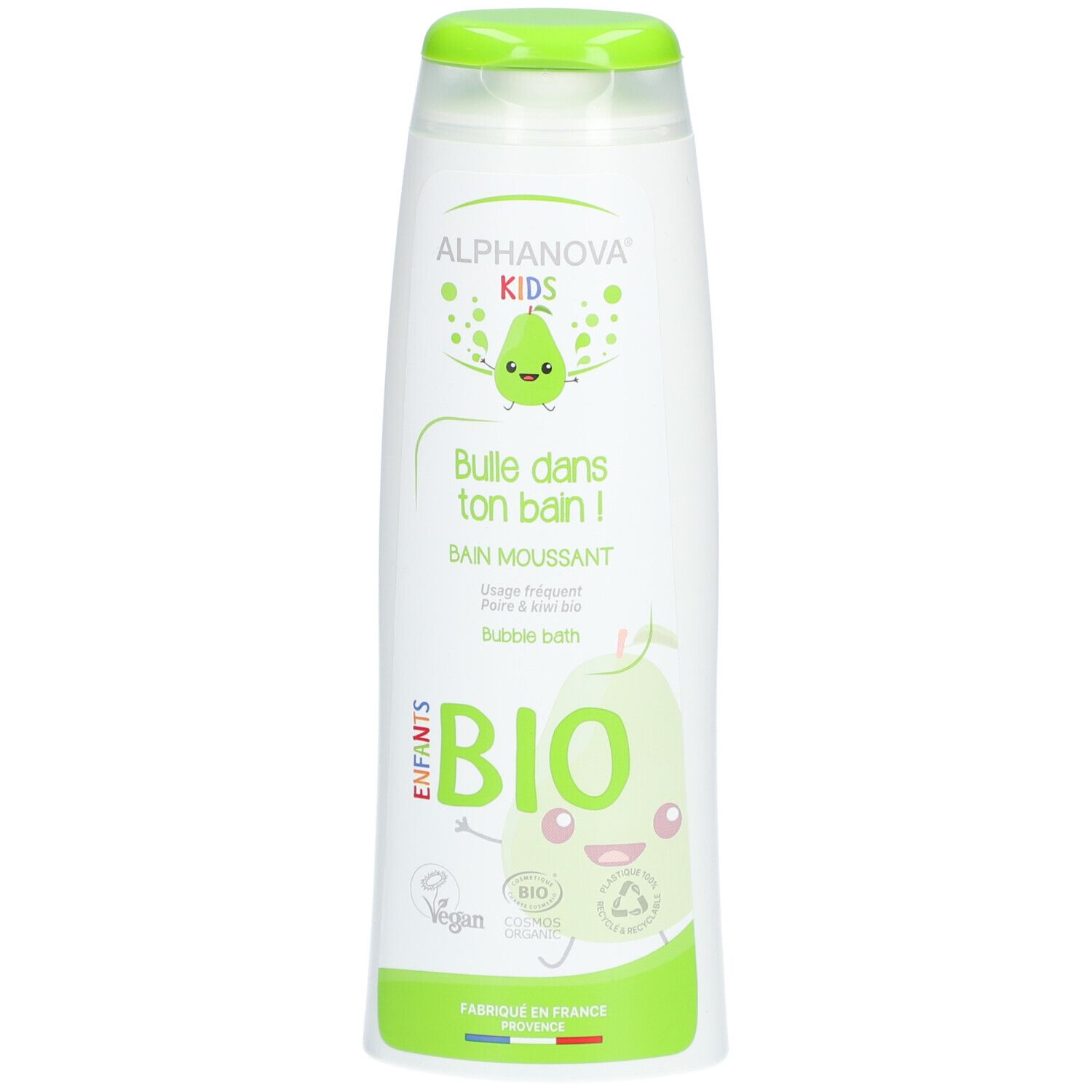 Alphanova Kids Bulles dans ton bain ! Poire et Kiwi Bio