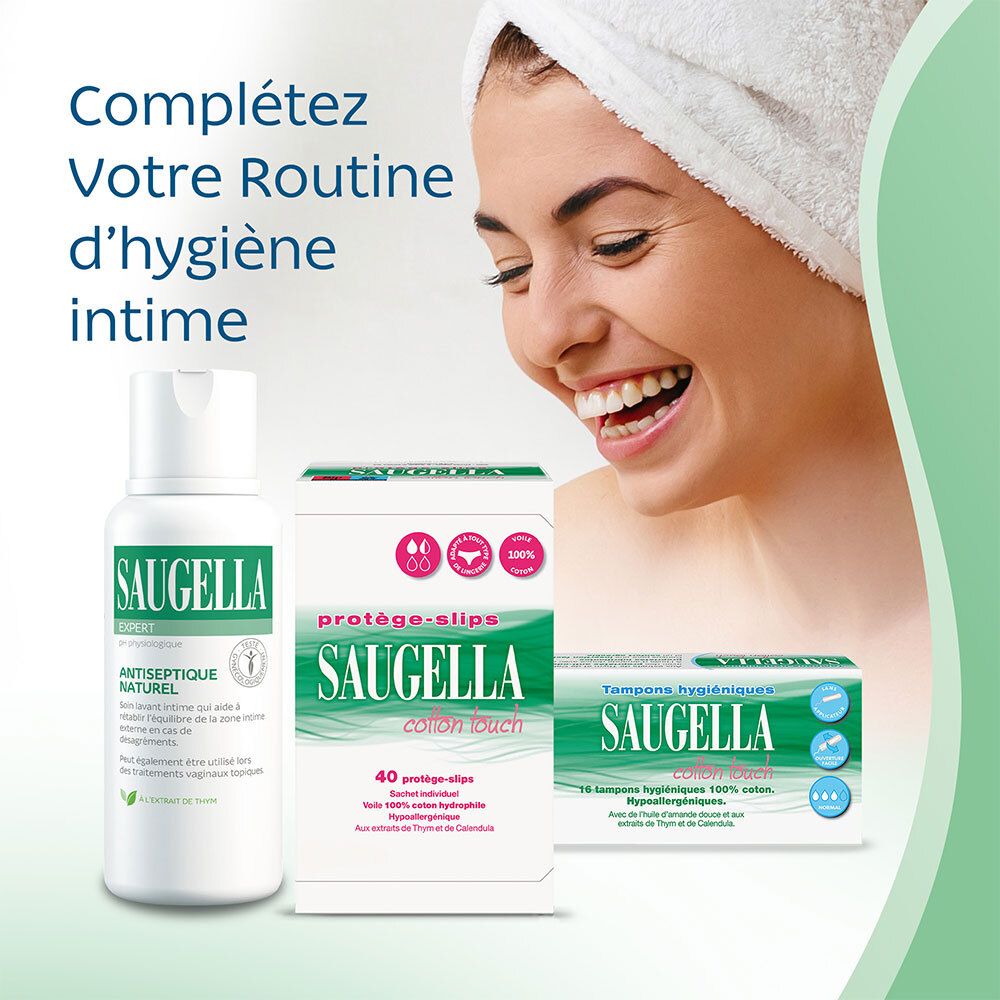 SAUGELLA Cotton Touch Protège-Slips