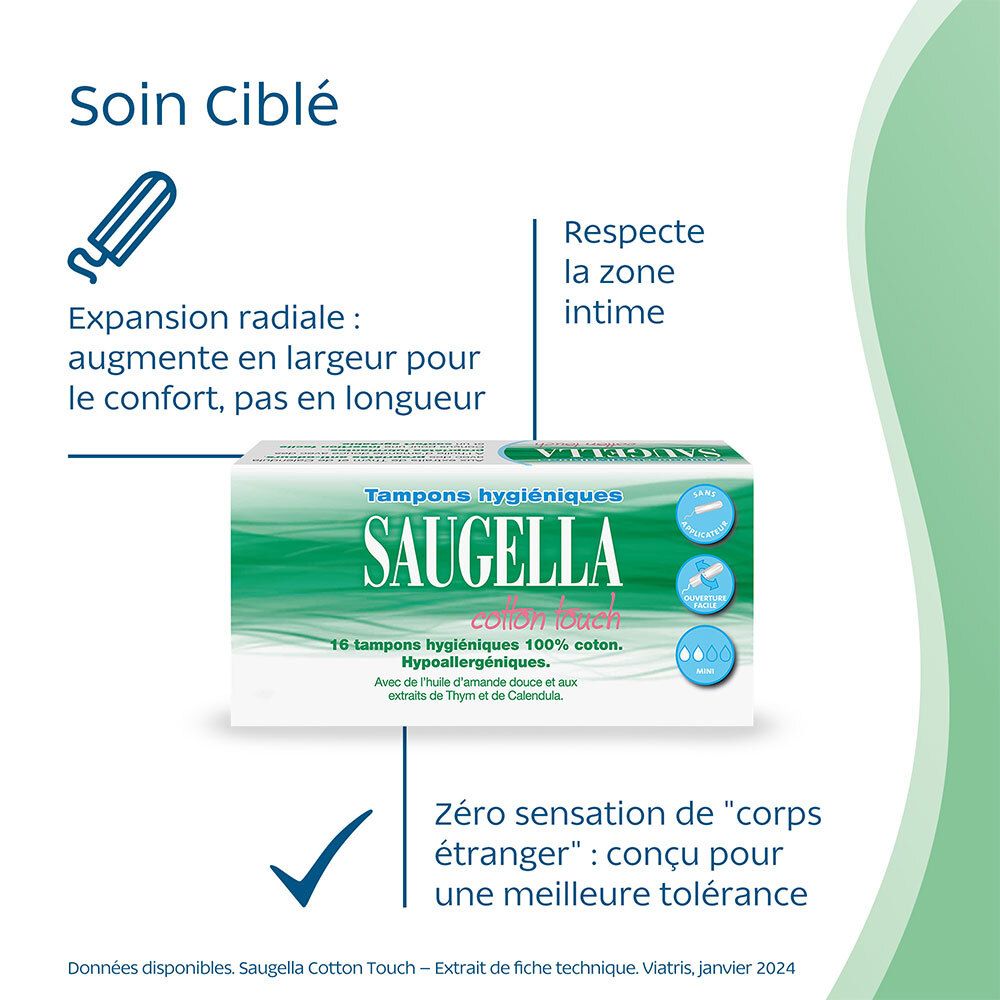 SAUGELLA Cotton Touch Tampons Mini