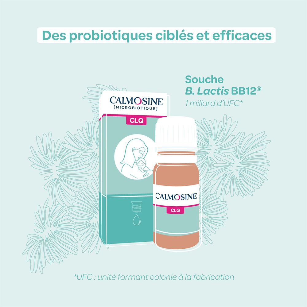 Calmosine Microbiotique CLQ - Equilibre de la flore - Compte-Gouttes - 8ml