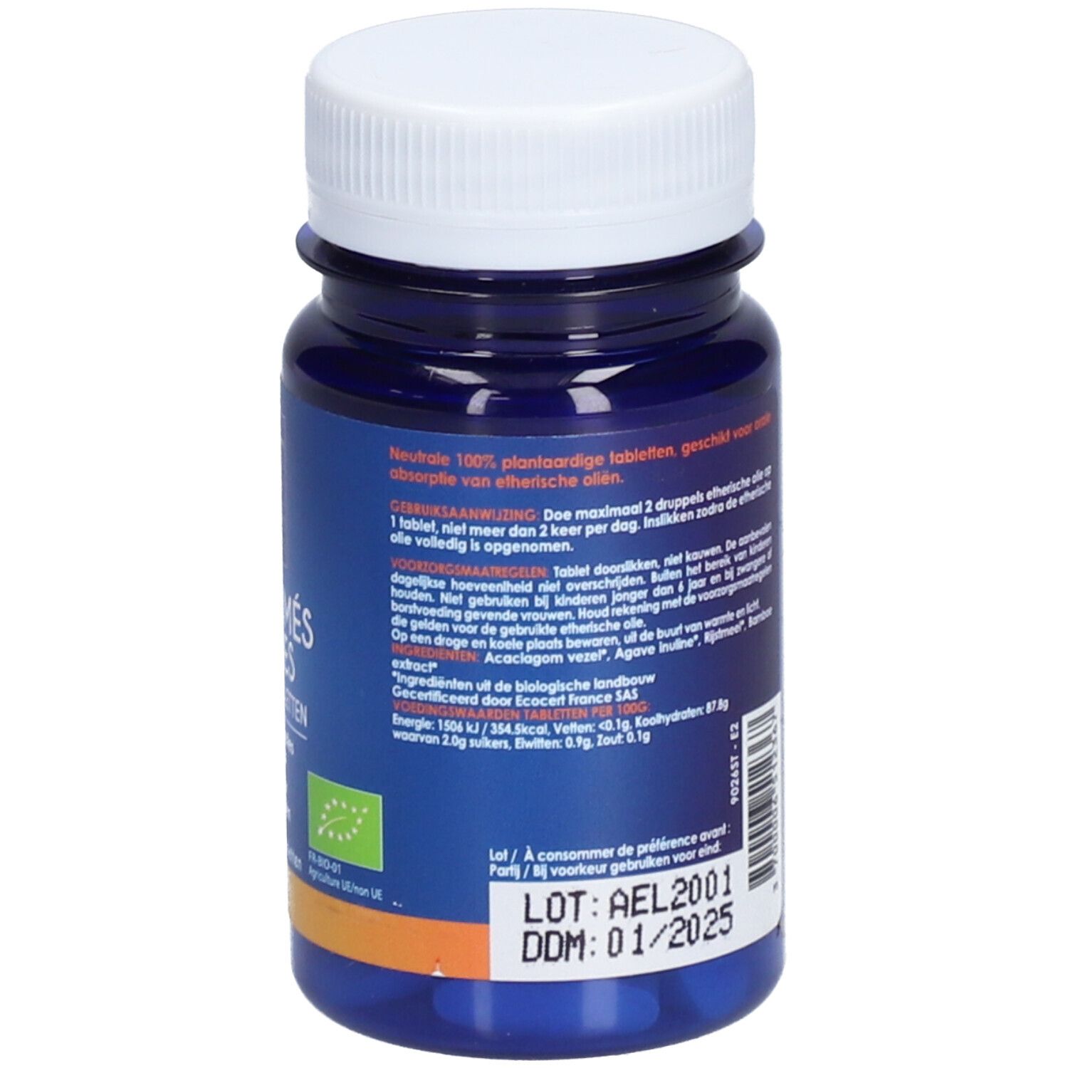 KRÄUTER UND TRADITIONEN ZUBEREITUNG NEUTRALE BASIS - NEUTRALE BIO-TABLETTEN