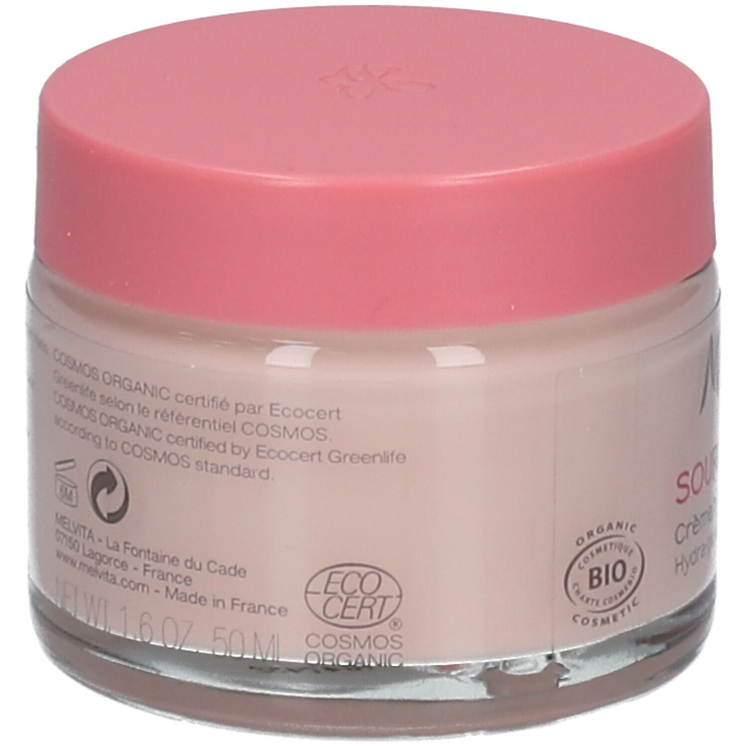 Melvita Crème hydratante repulpante Source de Roses