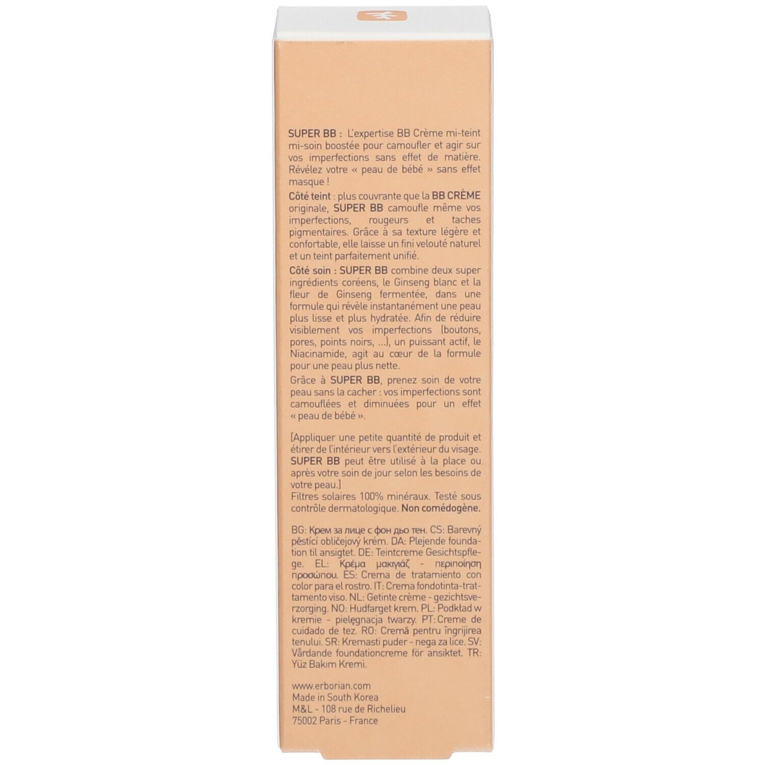 erborian Super BB Crème au Ginseng Doré