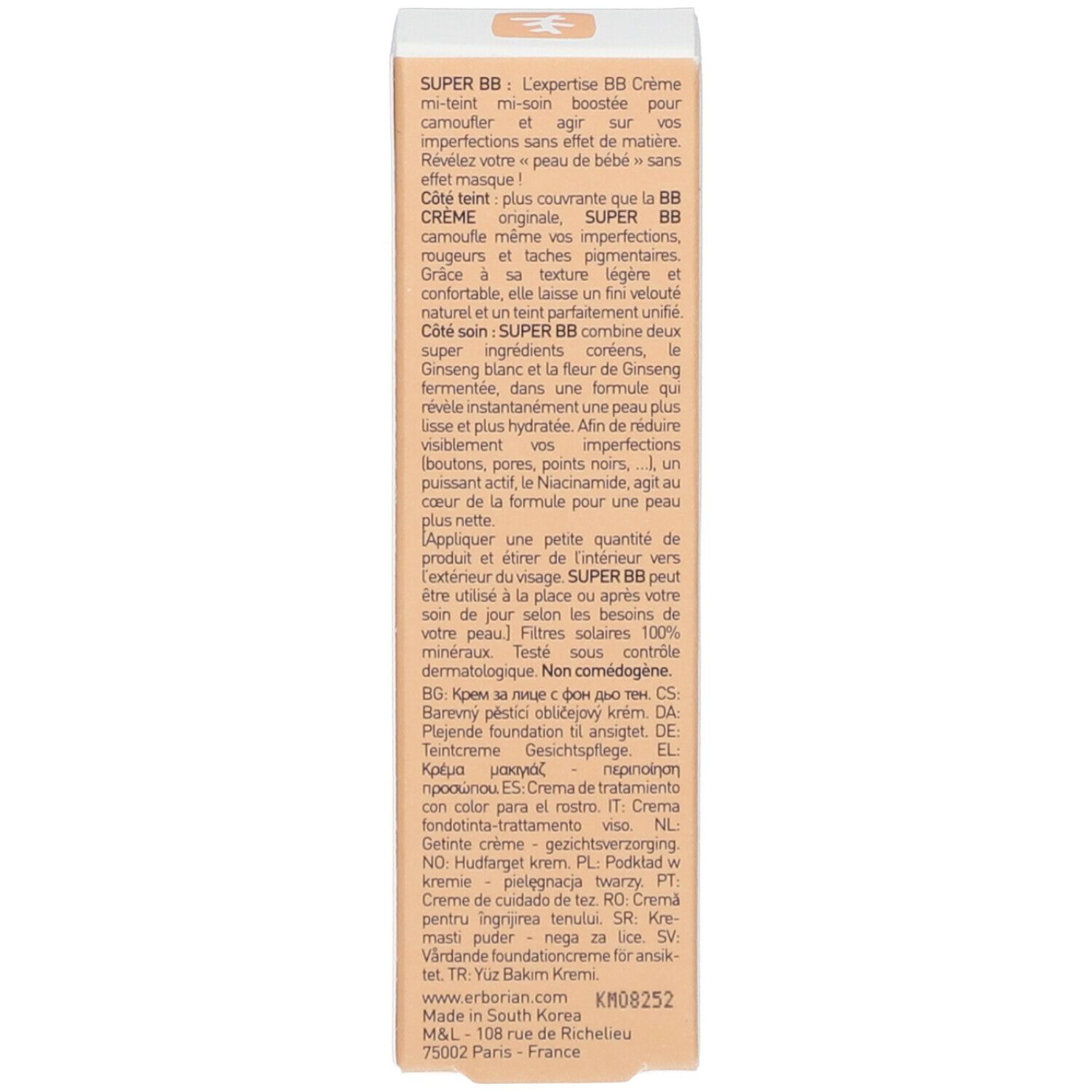 erborian Super BB Crème au Ginseng Doré