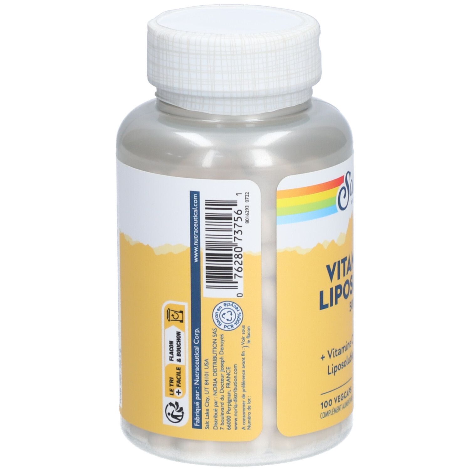 SOLARAY Vitamin C Liposomal 500 mg