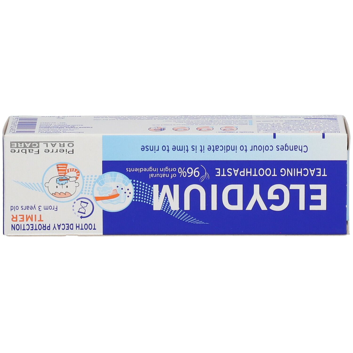 ELGYDIUM DENTIFRICE EDUCATIF PROTECTION CARIES CHRONO - Dentifrice au Fluorinol, arôme fru
