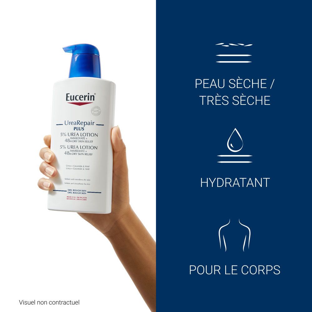 EUCERIN UREA REPAIR PLUS EMOLLIENT 5 % UREE Emollient hydratant Parfum apaisant Fl 400ml