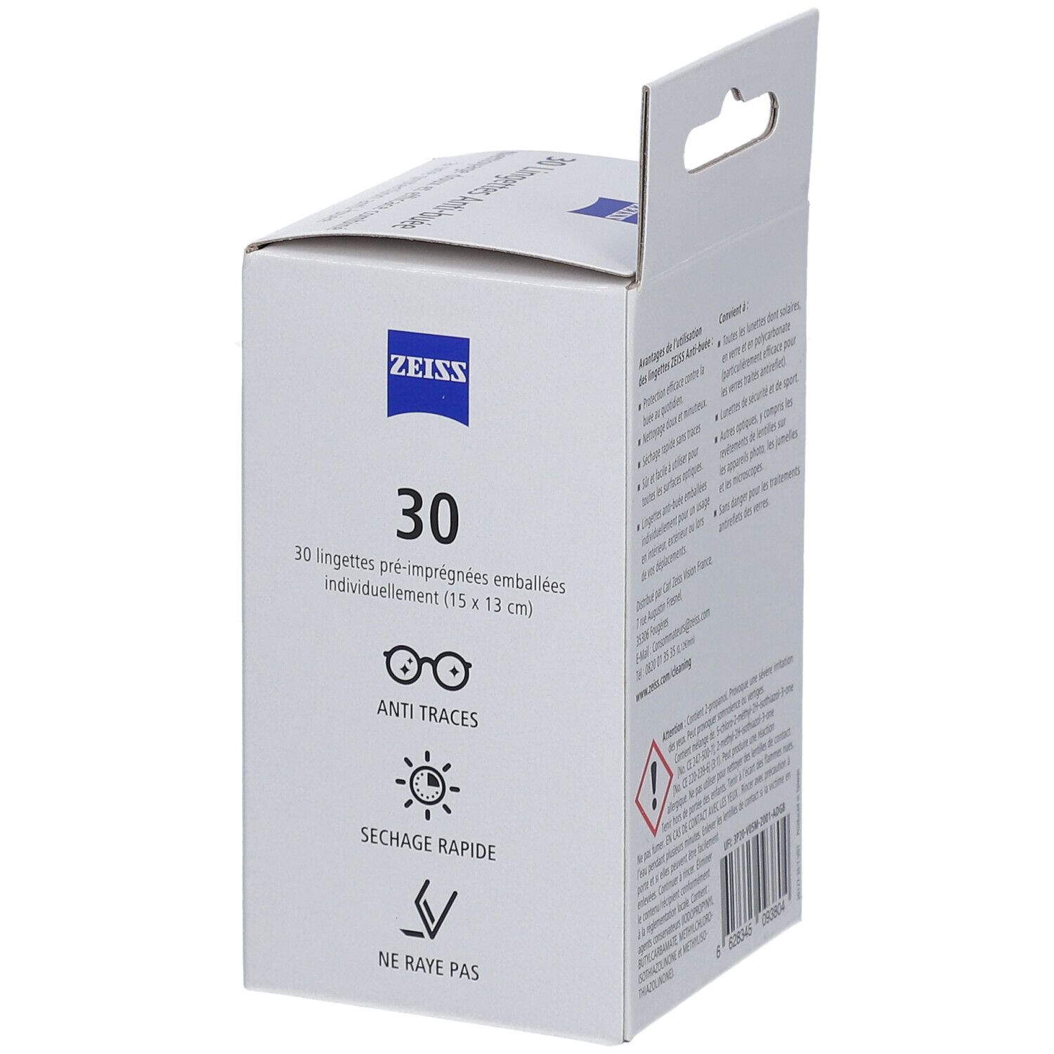 Zeiss Antibeschlag-Reinigungstücher 30 Stück