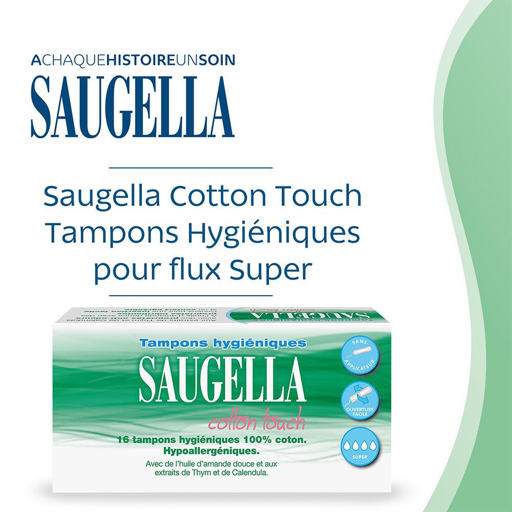 SAUGELLA Cotton Touch Tampons Super
