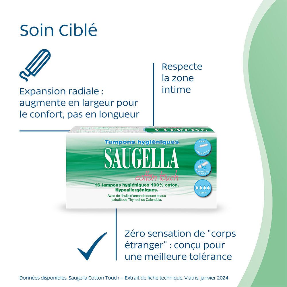 SAUGELLA Cotton Touch Tampons Super