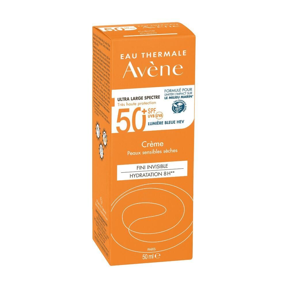 Avène Solaire Creme SPF50+ UVB UVA Blaulicht HEV