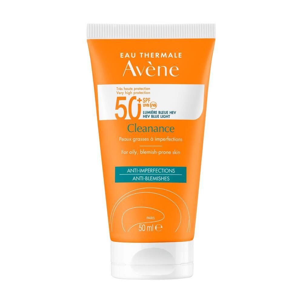 Avène Solaire - Cleanance SPF50+ UVB UVA Lumière Bleue HEV