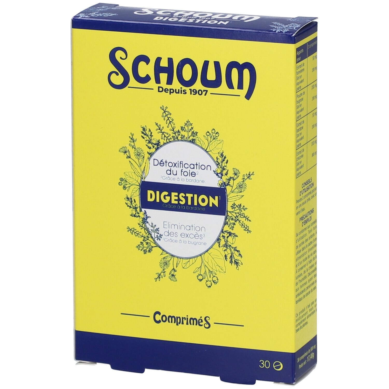 Schoum Digestion Comprimés