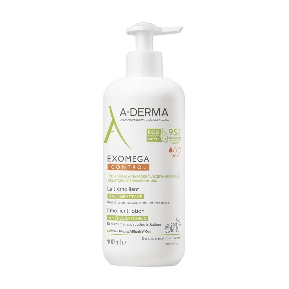 A-DERMA EXOMEGA CONTROL Weichmachende Körpermilch gegen Juckreiz