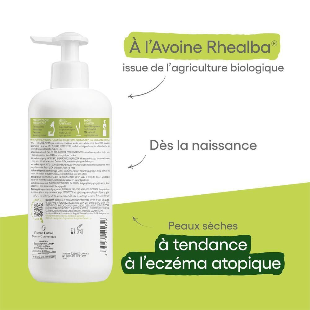 A-DERMA EXOMEGA CONTROL Lait émollient anti-grattage