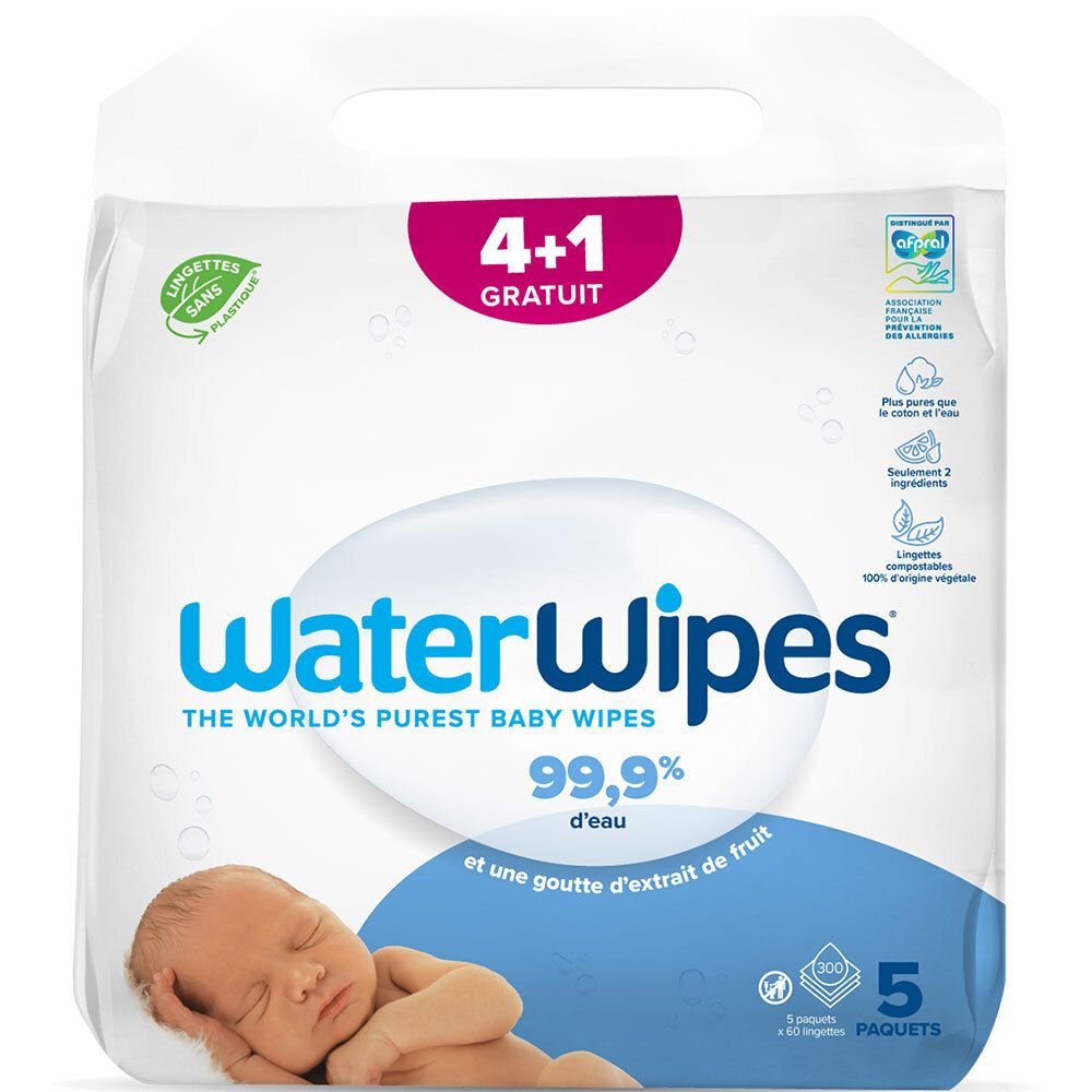 WaterWipes® Lingettes Imprégnées