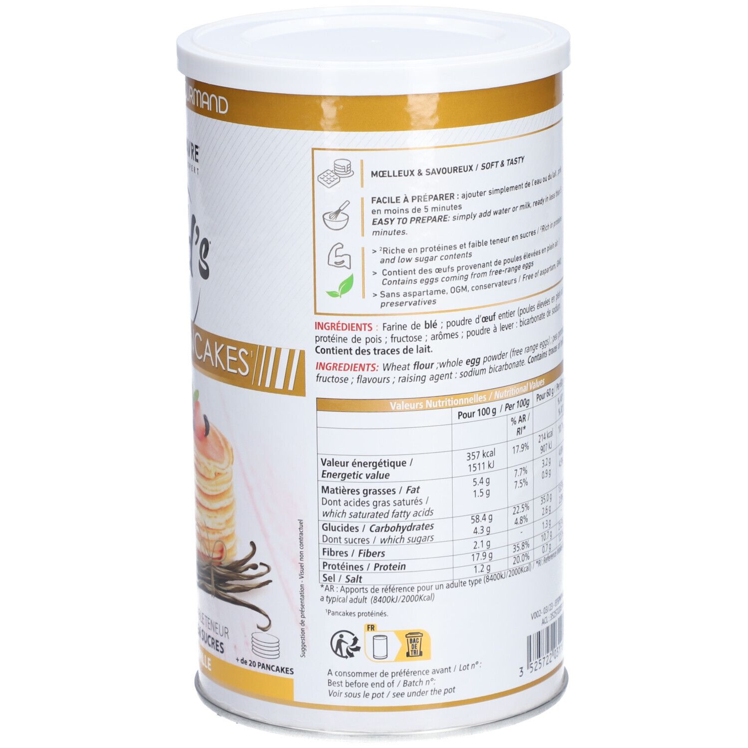 Eric Favre braucht Protein-Pfannkuchen