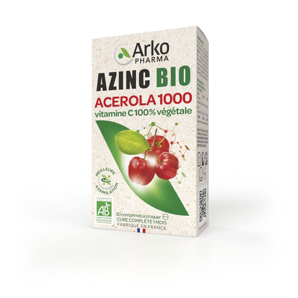 Arkopharma AZINC® BIO Acérola 1000