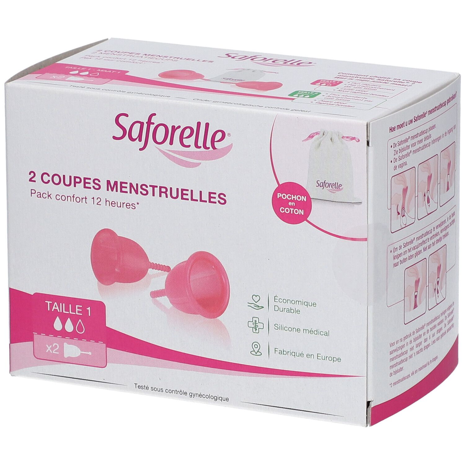 Saforelle® Menstruationstasse Größe 1