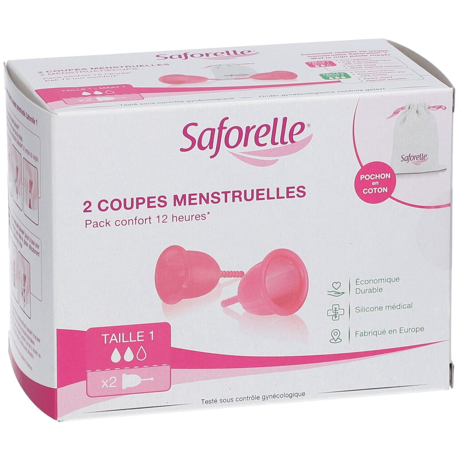 Saforelle® Menstruationstasse Größe 1