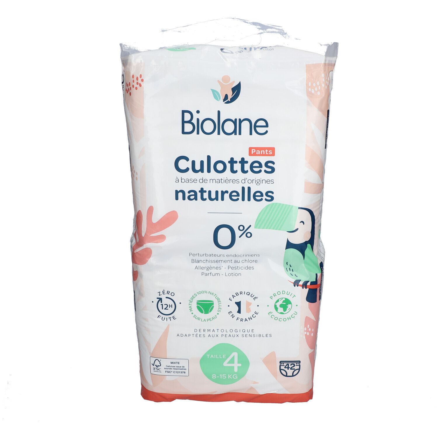 Biolane Couches culottes écologiques 815 kg Taille 4 42 pc(s