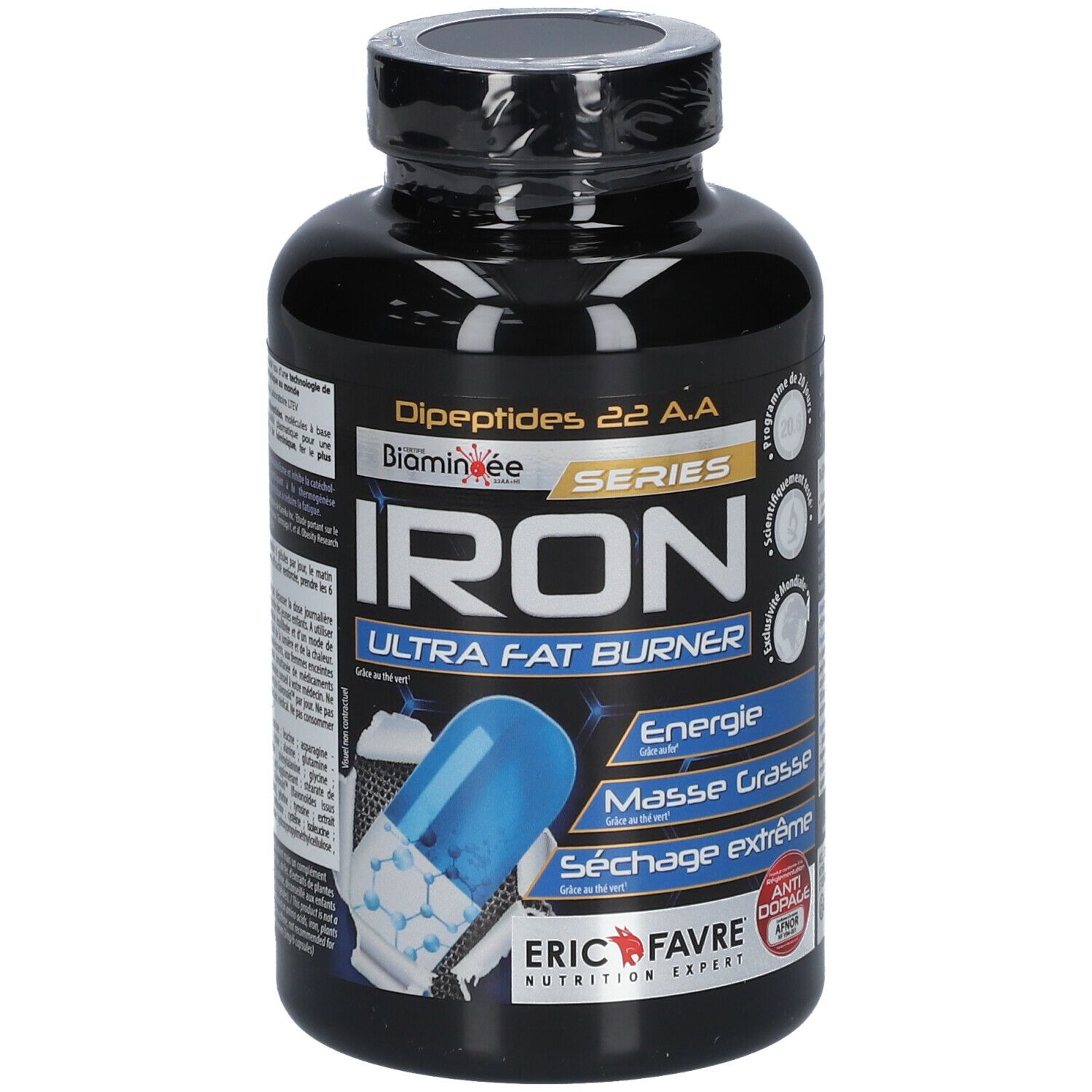 ERIC FAVRE® Brûleur de graisse Iron Ultra Fat Burner