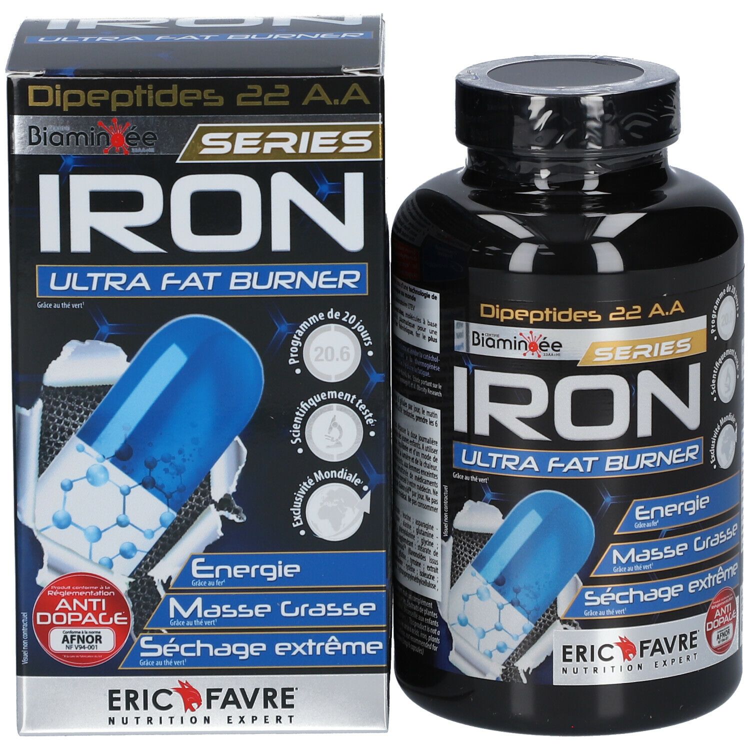 ERIC FAVRE® Brûleur de graisse Iron Ultra Fat Burner