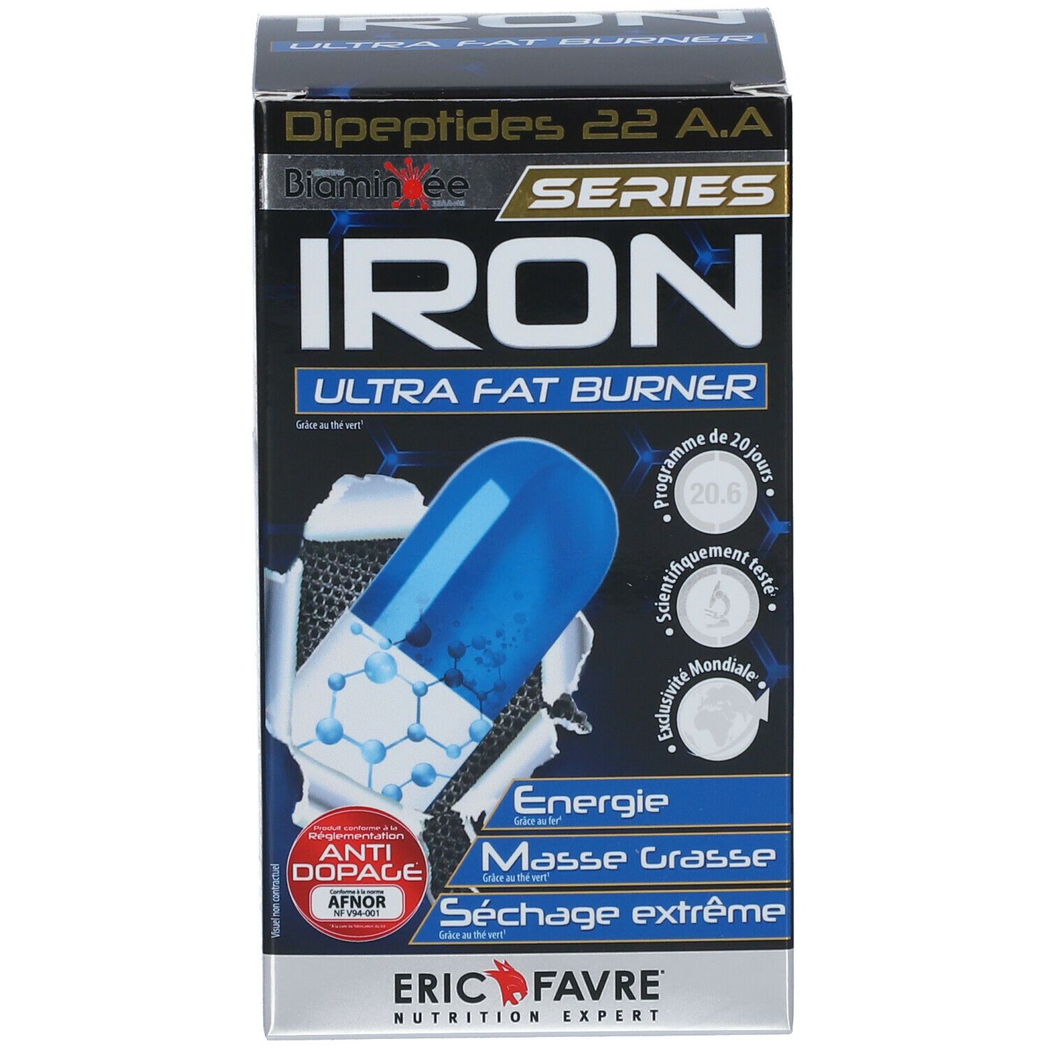 ERIC FAVRE® Fettverbrenner Iron Ultra Fat Burner