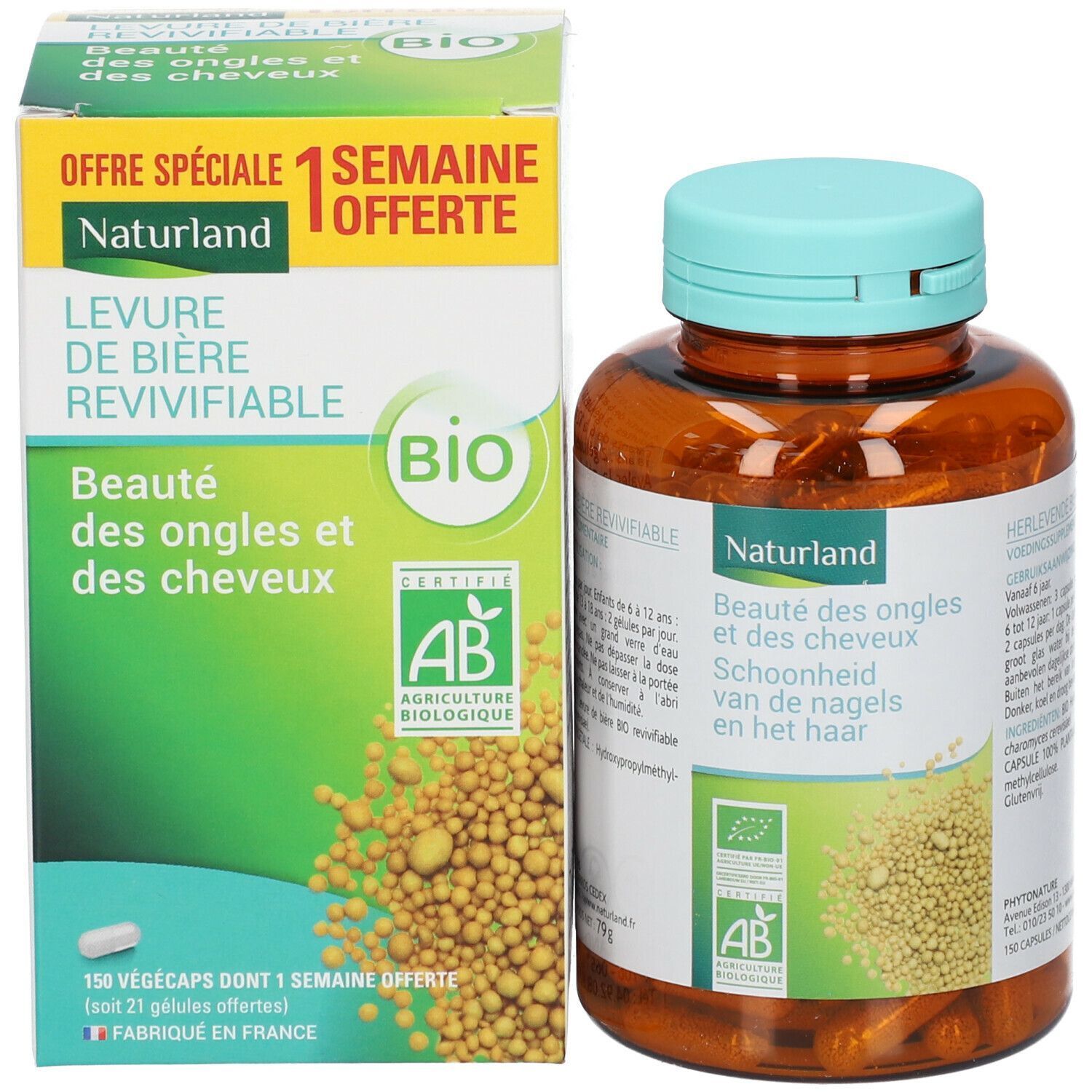 Naturland Bierhefe Revivifiable Bio - Vegécaps