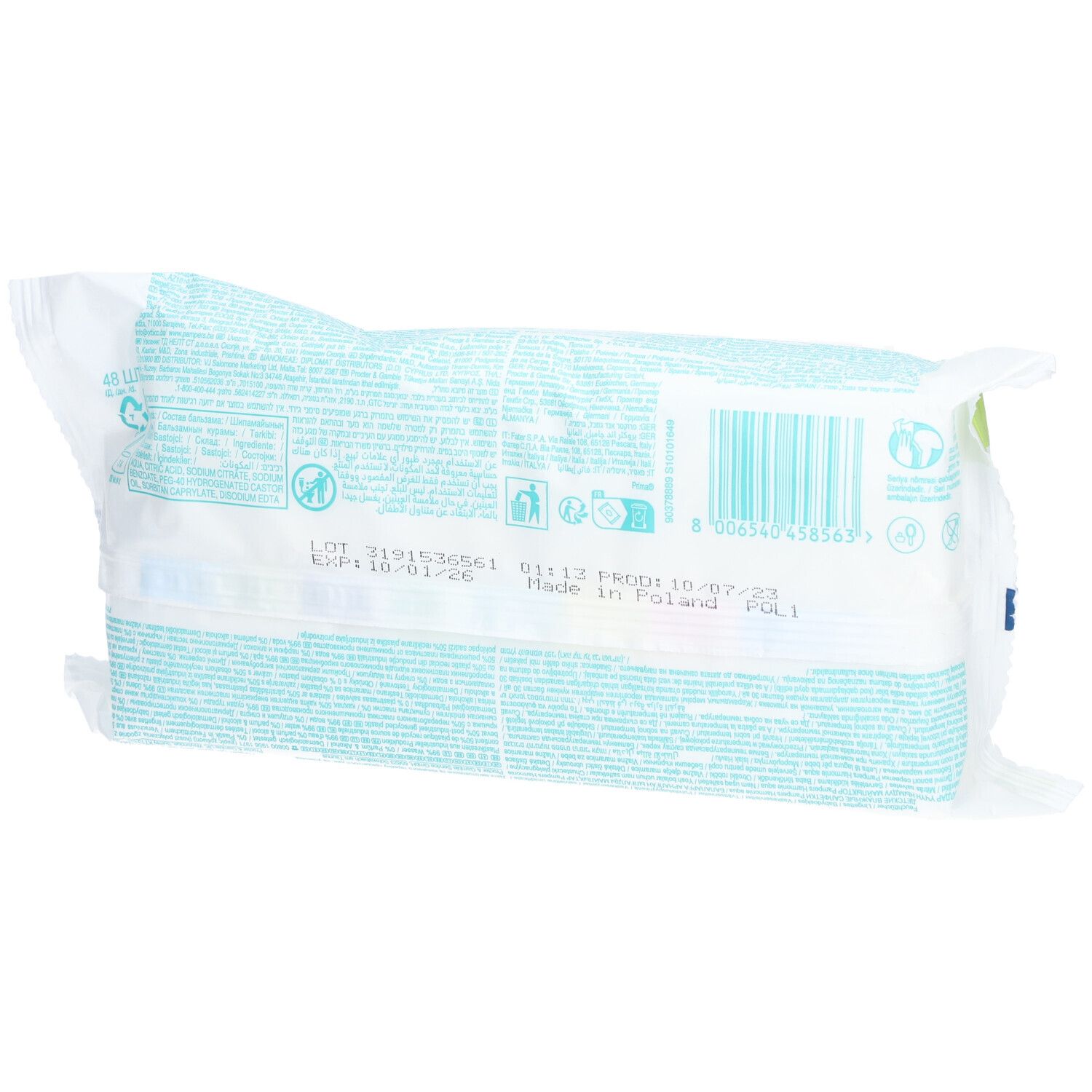 PAMPERS Harmonie™ Aqua - Imprägnierte Tücher