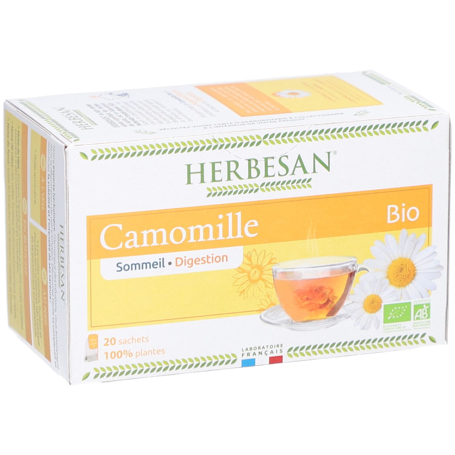 Herbesan Camomille Bio – Sommeil Serein & Digestion