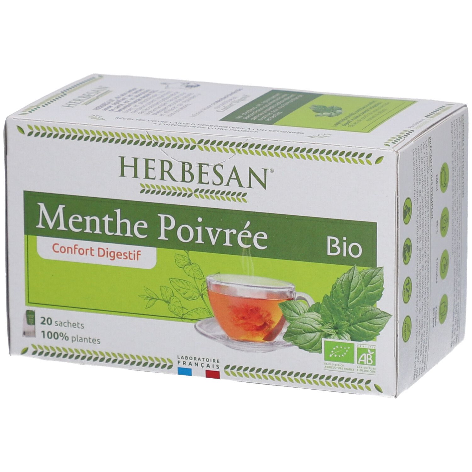Herbesan Pfefferminz Bio - Verdauung, Wohlbefinden