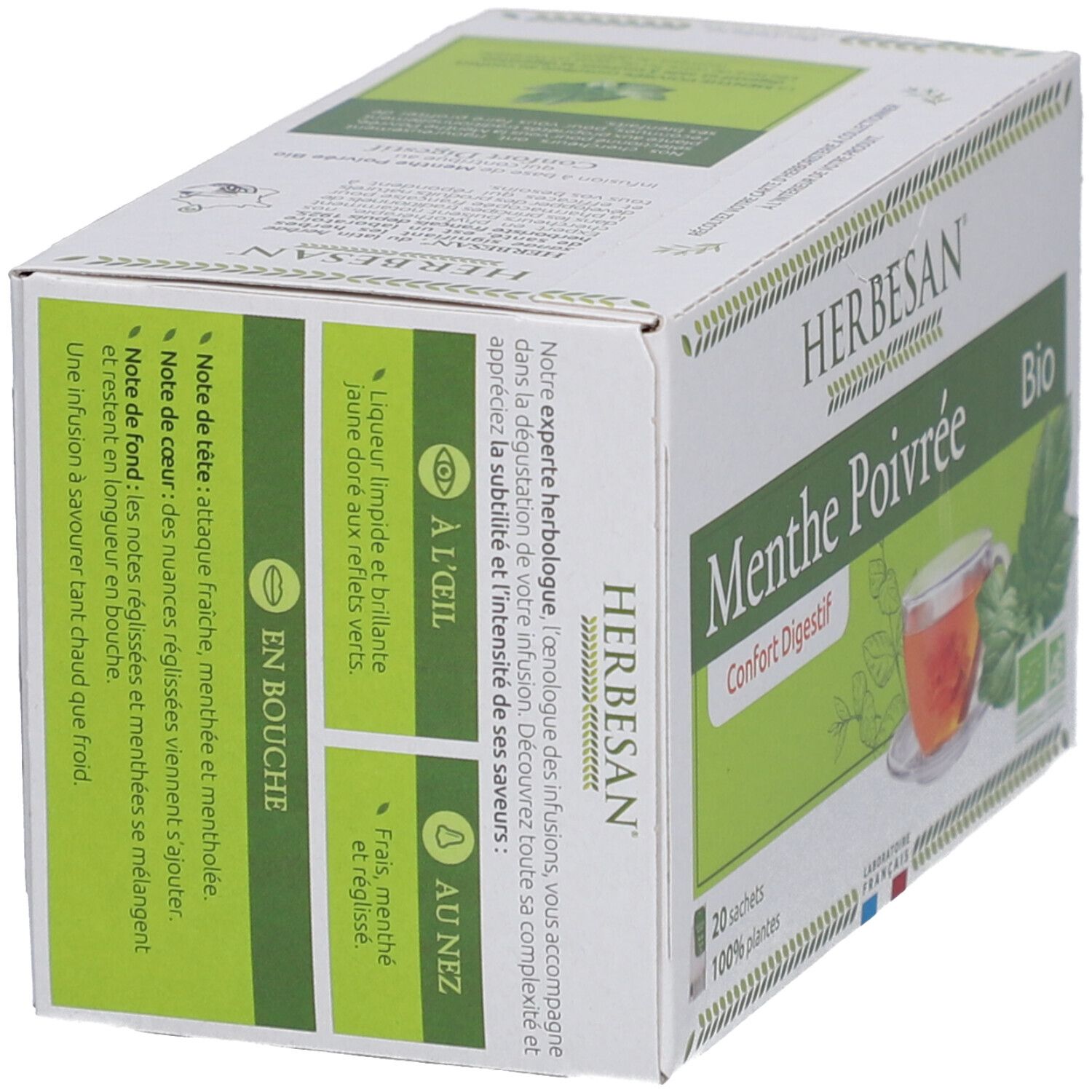 Herbesan Pfefferminz Bio - Verdauung, Wohlbefinden