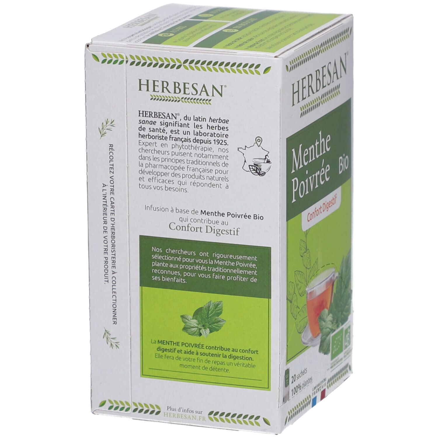 Herbesan Pfefferminz Bio - Verdauung, Wohlbefinden