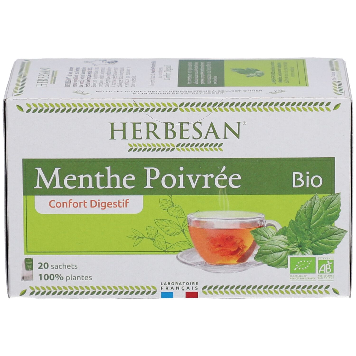 Herbesan Pfefferminz Bio - Verdauung, Wohlbefinden