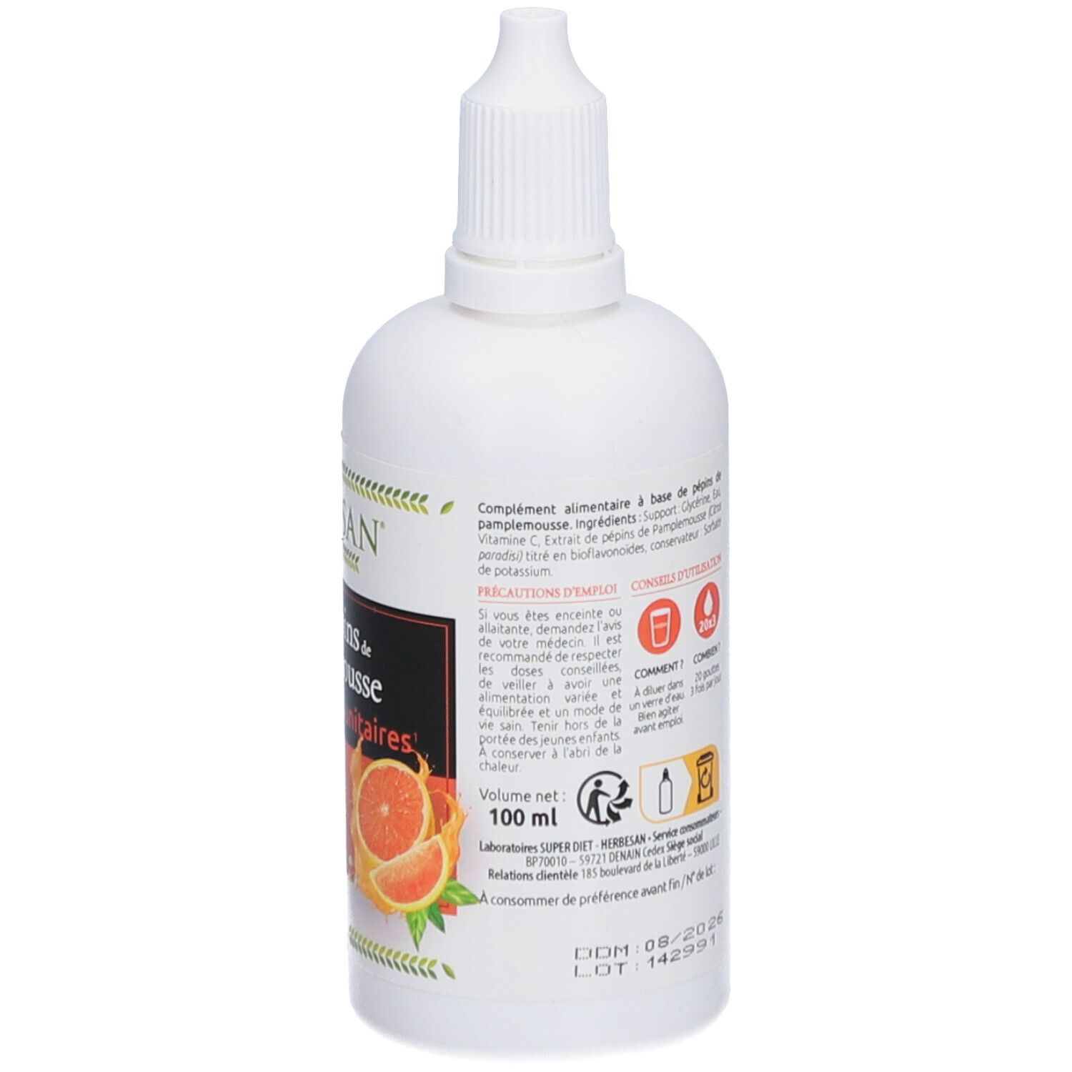 Herbesan Grapefruitkernextrakt