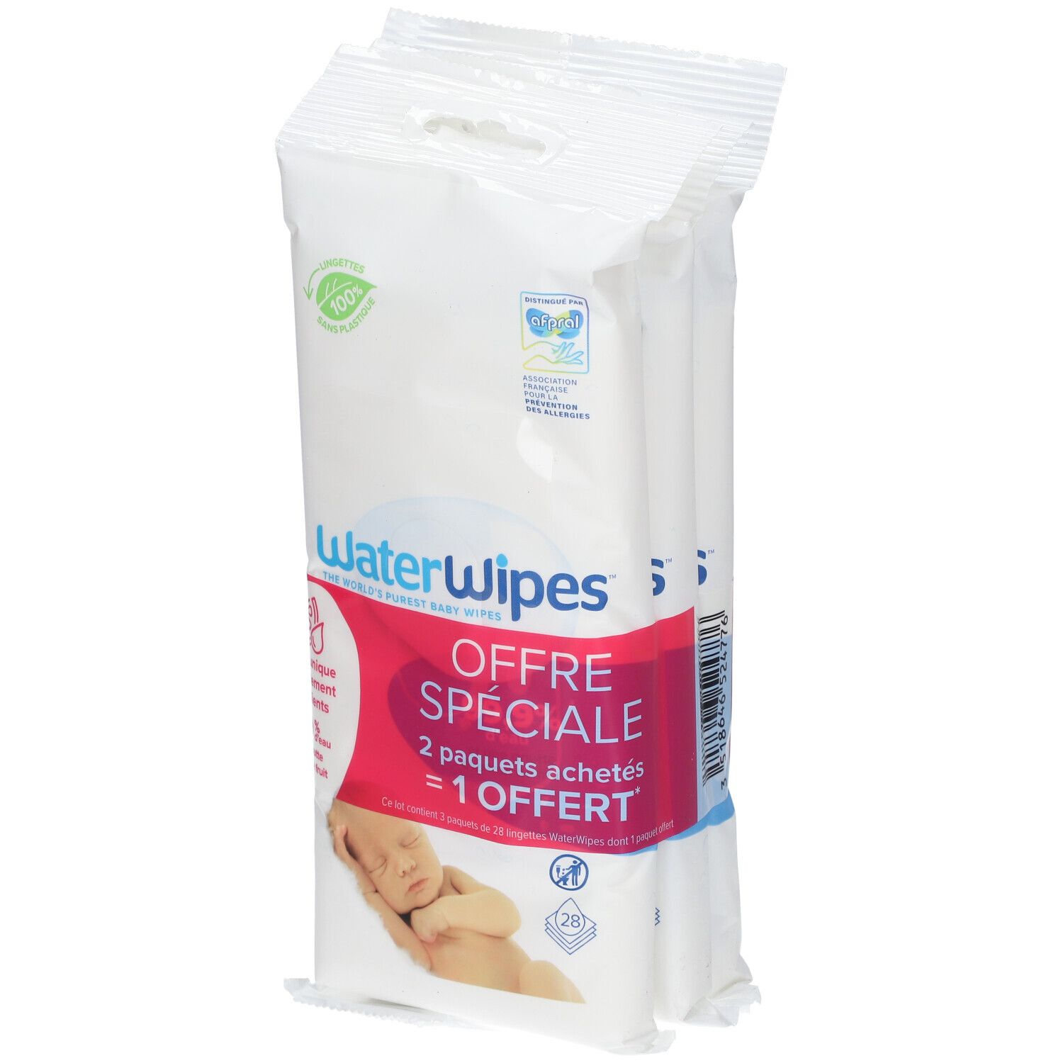 WATERWIPES Lingettes bébé