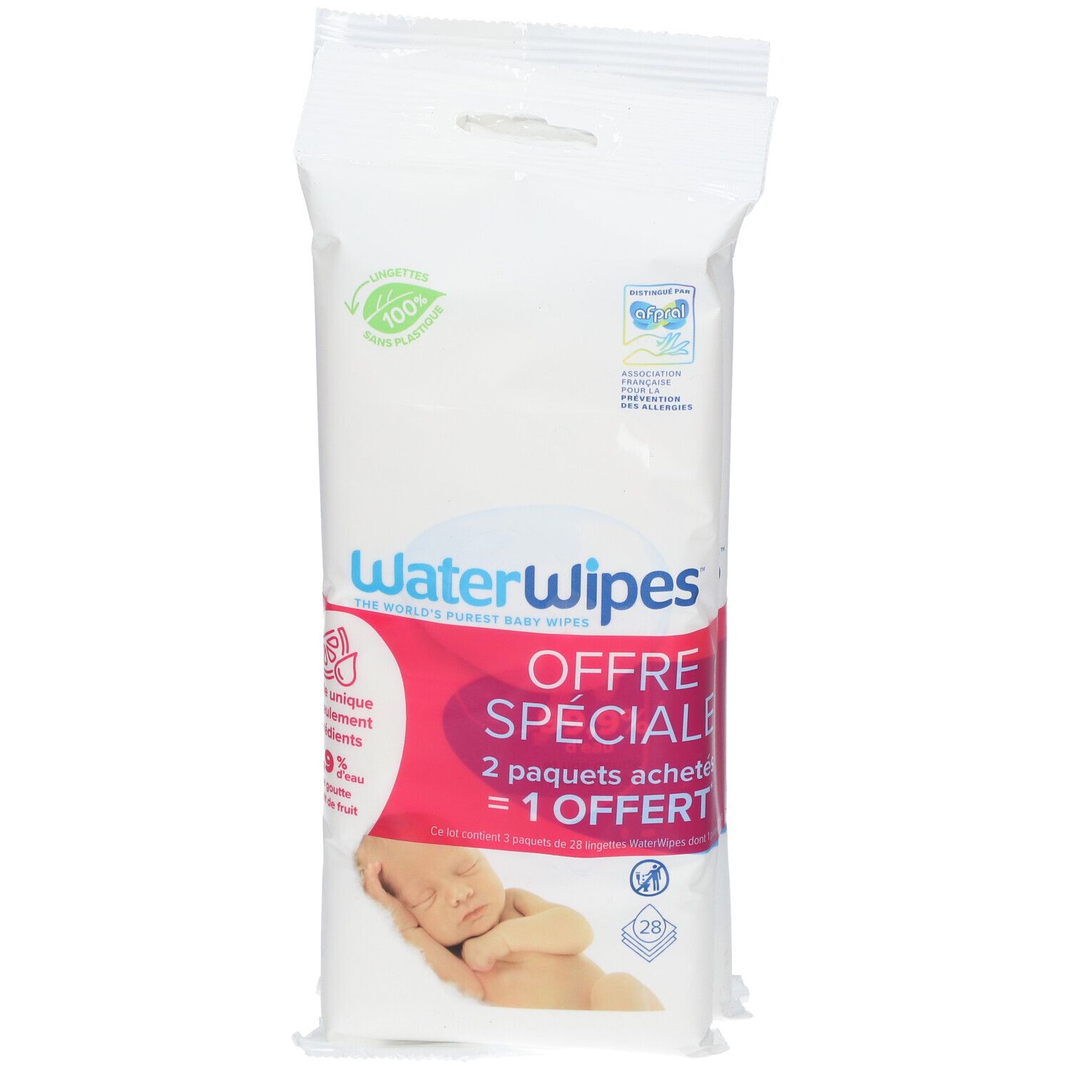 WATERWIPES Lingettes bébé