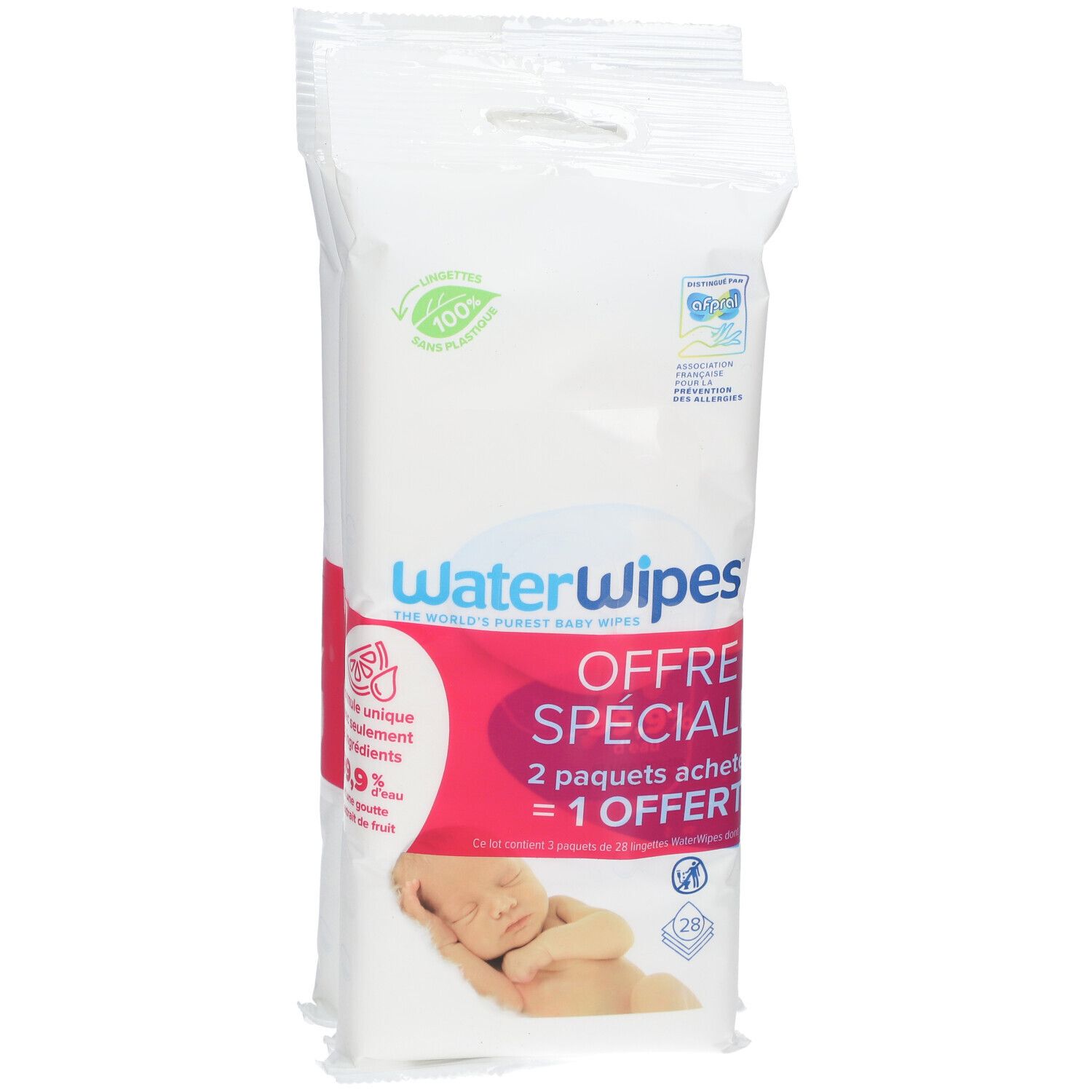 WATERWIPES Lingettes bébé